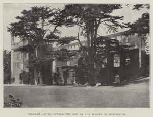 Castello di Farnham, Surrey, la residenza dei Vescovi di Winchester da English Photographer