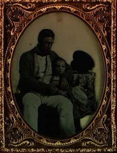 Padre e Figlio, c.1850 da English Photographer
