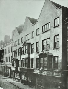 Fetter Lane, retro di Barnards Inn, Città di Londra, 1879 da English Photographer