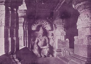 Figura di Indra, Grotte di Ellora da English Photographer
