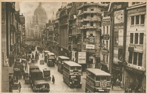 Fleet Street e la Cattedrale di San Paolo, Londra