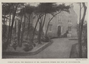Forest House, la Residenza di Mr Gladstone durante il suo Soggiorno a Bournemouth da English Photographer