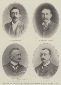 Quattro degli uomini principali del Johannesburg National Reform Union