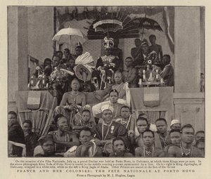 La Francia e le sue colonie, la Festa Nazionale a Porto Novo da English Photographer