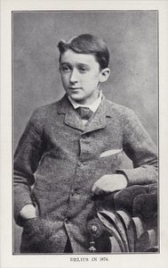 Frederick Delius nel 1874 da English Photographer