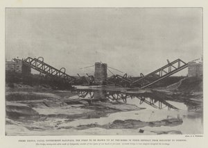 Ponte Frere, Ferrovie del Governo del Natal, il primo a essere fatto saltare dai Boeri nella loro ritirata da Estcourt a Colenso