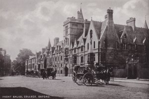 Facciata del Balliol College, Oxford da English Photographer