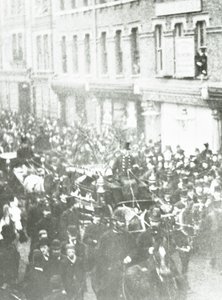 Processione funebre di Charles Haddon Spurgeon, West Norwood, Londra, 1892 da English Photographer