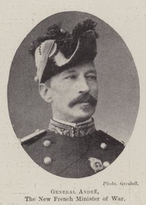 Generale Andre, il nuovo ministro della guerra francese da English Photographer