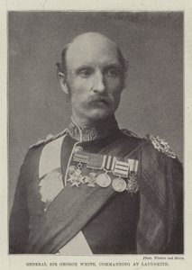 Generale Sir George White, comandante a Ladysmith da English Photographer