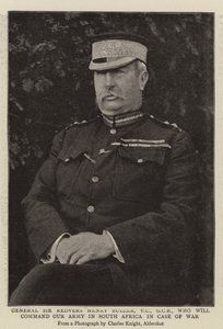 Generale Sir Redvers Henry Buller, VC, GCB, che Comanderà il nostro Esercito in Sudafrica in caso di Guerra da English Photographer