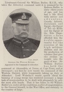 Generale Sir William Butler, nominato al comando di Aldershot da English Photographer