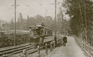 Vista generale della ferrovia elettrica all