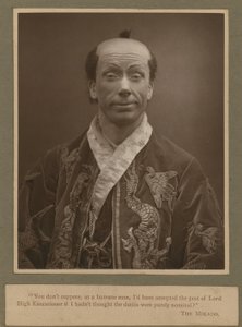 George Grossmith come Ko-Ko in The Mikado da English Photographer