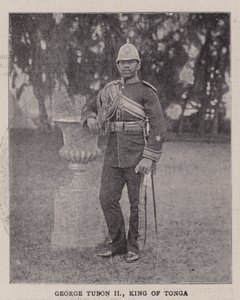 George Tubon II, re di Tonga da English Photographer