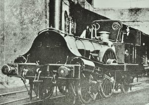 Great Eastern Railway (sezione London & Blackwall) Locomotiva a serbatoio a singolo conducente, 1860 da English Photographer