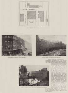 Grande Incendio a Sunderland da English Photographer