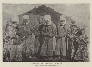 Gruppo di donne Kirghiz da English Photographer