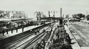 Grove Park Station: esterno e piattaforme, 1888 da English Photographer