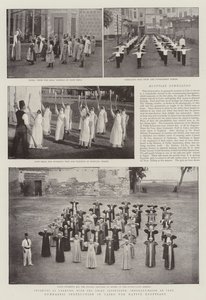 Istruzione ginnica al Cairo per gli egiziani nativi da English Photographer