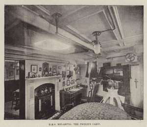 HMS Melampus, la cabina del principe