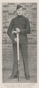 SAR il principe Arturo di Connaught, il cui reggimento è ordinato in Sudafrica