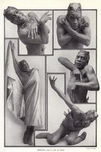 Habib Benglia, ballerino e attore francese nato in Algeria nel ruolo di Satana in Un Soir de Folie al Folies Bergere, Parigi da English Photographer