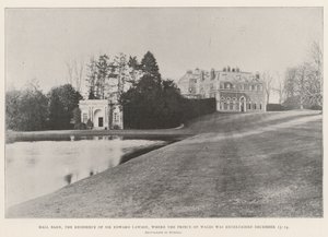 Hall Barn, la residenza di Sir Edward Lawson, dove il Principe di Galles è stato ospitato il 13-14 dicembre da English Photographer