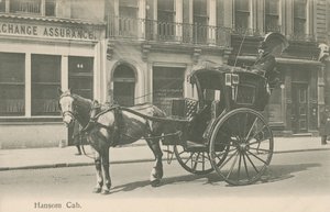 Hansom Cab, Londra da English Photographer
