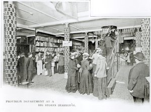 Reparto provviste di Harrods, c.1901 da English Photographer