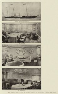La partenza di Sua Maestà per il sud della Francia, lo yacht reale Victoria e Albert
