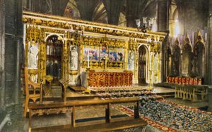Altare maggiore, Abbazia di Westminster, Londra da English Photographer