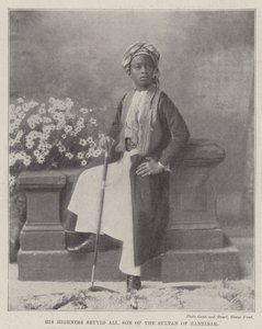 Sua Altezza Seyyid Ali, figlio del sultano di Zanzibar da English Photographer