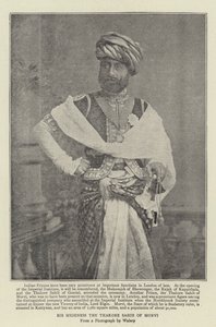 Sua Altezza il Thakore Sahib di Morvi da English Photographer