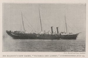 Il nuovo yacht di Sua Maestà, Victoria e Albert, commissionato il 23 luglio da English Photographer