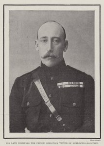 Il defunto Altezza il Principe Christian Victor di Schleswig-Holstein da English Photographer