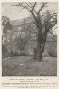 La casa di Hogarth a Chiswick, venduta per £1500 da English Photographer