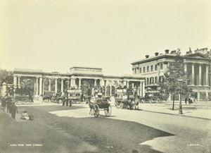 Hyde Park Corner, Westminster LB: vista verso nord, 1896 da English Photographer