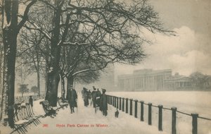 Hyde Park Corner in inverno, Londra da English Photographer