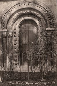 Chiesa di Iffley, Porta Normanna, Lato Sud da English Photographer