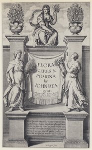 J Rea, Flora, Cerere e Pomona, R Marriott 1665 (foto b/n)