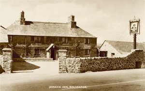 Jamaica Inn, Bolventor, Cornovaglia, famosa per essere associata al contrabbando della Cornovaglia e celebrata nel libro omonimo di Daphne Du Maurier da English Photographer