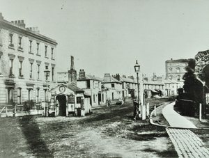 Kilburn Toll Gate alla fine sud di Kilburn High Road presso l
