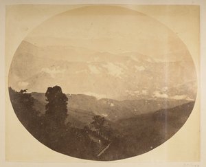 Kinchinjunga dalla collina vicino al Municipio, [Darjeeling] da 