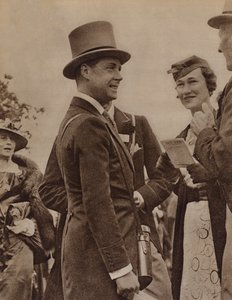 Re Edoardo VIII e la signora Simpson ad Ascot