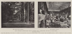 La prossima visita di re Edoardo a Gopsall Hall, Atherstone, la sede di Lord Howe