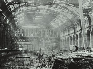 Kings Cross Station: lavori di costruzione in corso, 1862
