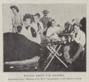 Kipling tra i soldati da English Photographer
