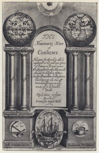 L Roberts, La mappa del commercio dei mercanti, R Mabb 1638 (foto b/n) da English Photographer
