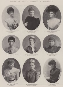 Le signore della famiglia della Regina Alessandra da English Photographer